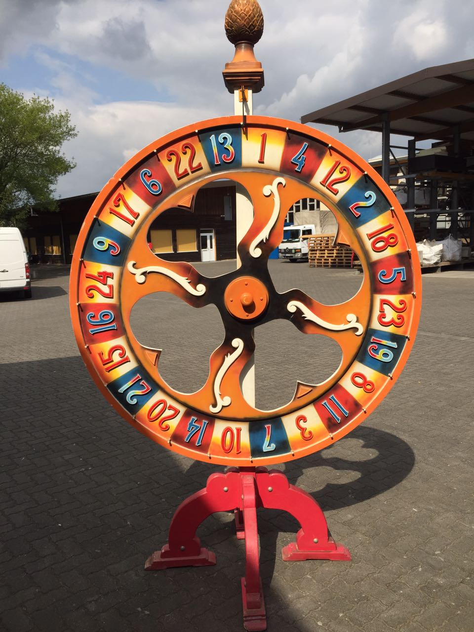 Glücksrad nostalgisch / Glücksrad / Nostalgie / Riesen Glücksrad / XXL / 3,10m