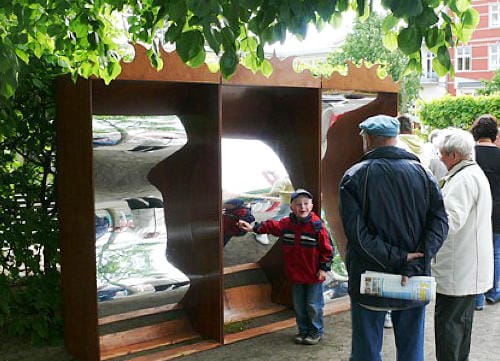 Zerrspiegel Jahrmarkt Spiegel Spiegelkabinett