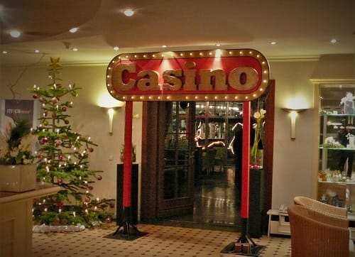 Casino - Eingang , Casino Dekoration