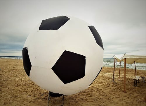 Fußball Eyecatcher  3 Meter , Riesiger Fußball 