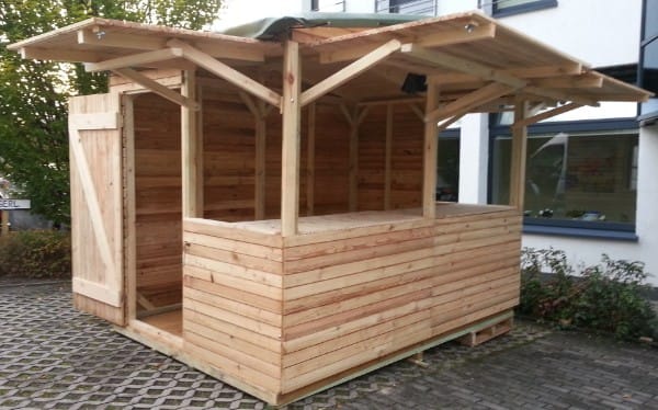 Weihnachtsmarkthütte, Verkaufsstand, Verkaufshütte, Partyzelte