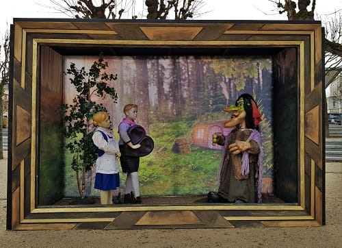 Märchen Diorama Hänsel und Gretel und die Hexe, Märchen Dekoration