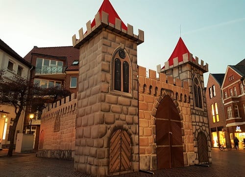 Märchenschloss , Mittelalter Dekoration , Märchendekoration , Schloss