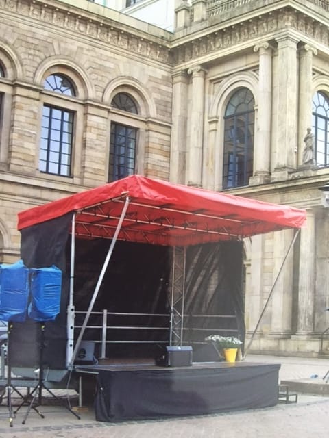 Mobile Bühne 14m² - Multistage für Stadtfest, Events, Festivals &amp; Konzert (auch als FOH)