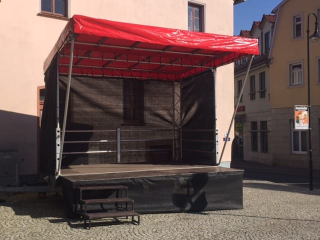 Mobile Bühne 14m² - Multistage für Stadtfest, Events, Festivals & Konzert (auch als FOH) – 3