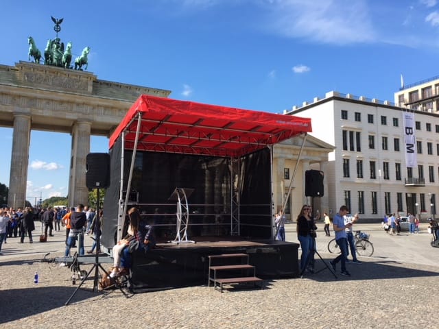 Mobile Bühne 14m² - Multistage für Stadtfest, Events, Festivals & Konzert (auch als FOH) – 2