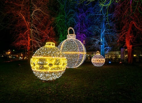Weihnachtsbaumkugeln - Kugeln beleuchtet XXL – 3