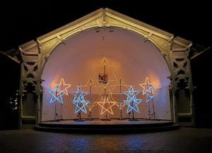 Leuchtende Sterne XXL - LED Sterne - Licht Dekoration - beleuchtete Deko Weihnachsdekoration