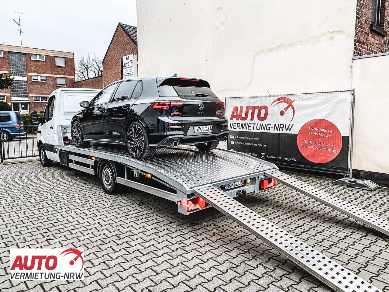 Abschleppwagen mieten! Autotransporter, Transporter, Anhänger, Kfz Transport