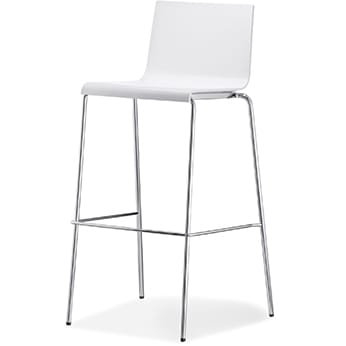 Design Barhocker, Barstuhl, Hochstuhl Kuadra mieten – Weiß & Modern