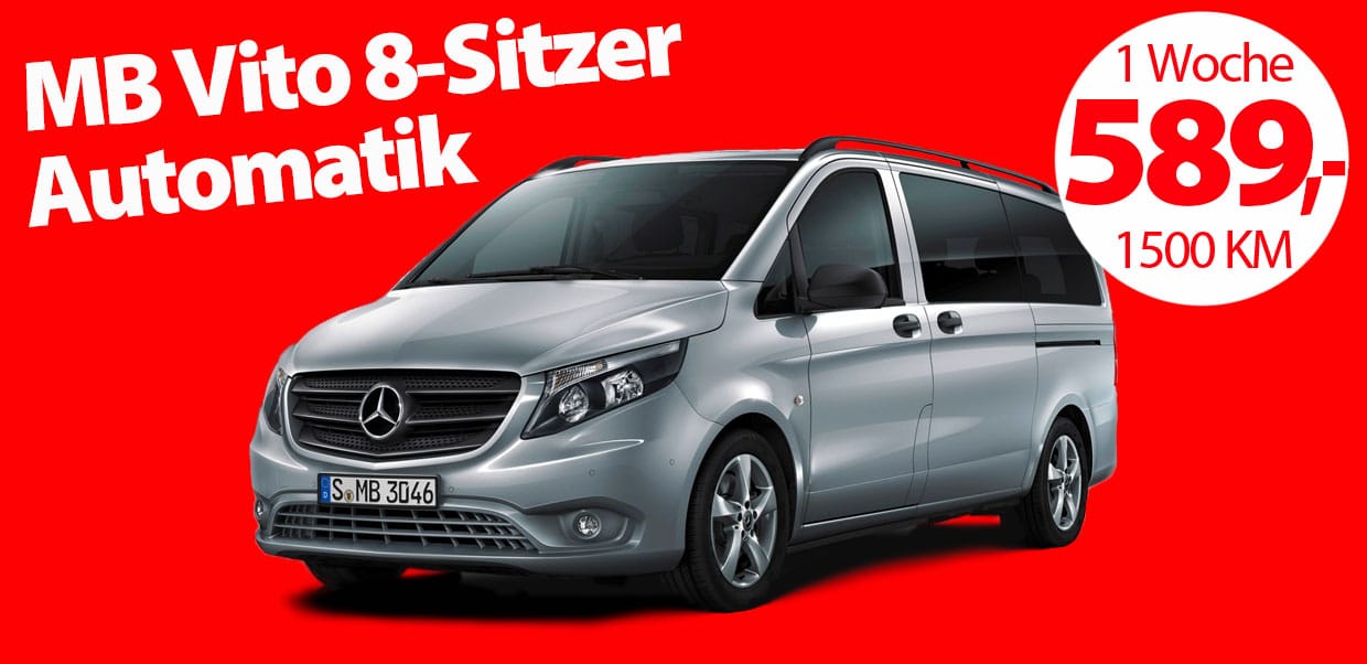 MB-Vito 8-Sitzer Bus (Automatik) schon ab 119,-€ /Tag in Berlin Zentrum - Ku-Damm / Zoo  – 5