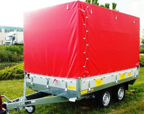 Plananhänger Hochlader  2700 kg gebremst doppelachser – 100 km/h 3010 x 1830 x 1800 = 9,91 m³