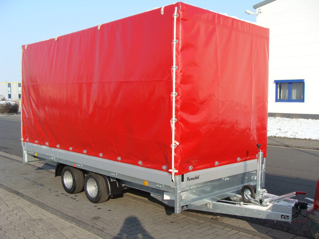 Plananhänger Hochlader 3000 kg gebremst doppelachser / – 100 km/h 4030 x 1760 x 1900 = 13,48 m³