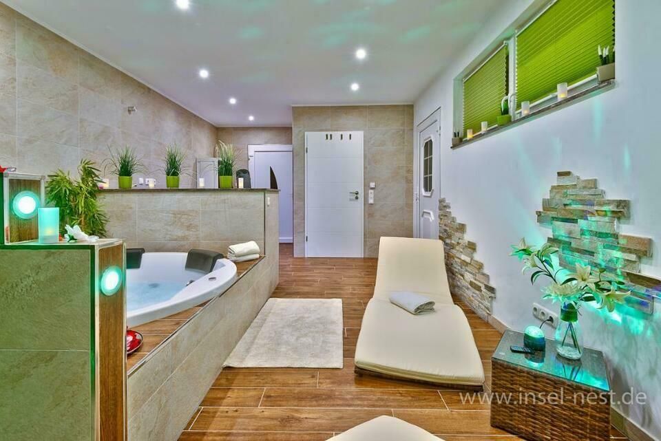 Whirlpoolsuite - Wunderland - Wellnessbereich mit Großraumwhirlpool und Wohlfühlsauna – 5