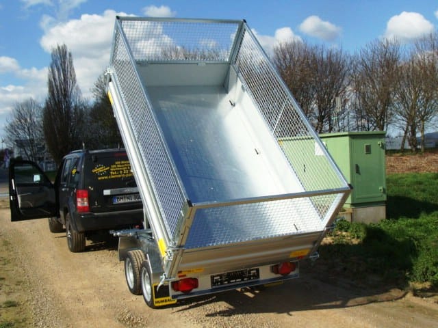 Dreiseitenkipper in Langzeitmiete besonders günstig 1800kg einachser - 3500kg doppelachser E-Pumpe – Thumbnail 7