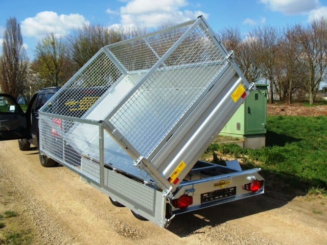 Dreiseitenkipper in Langzeitmiete besonders günstig 1800kg einachser - 3500kg doppelachser E-Pumpe – 5
