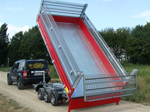 Dreiseitenkipper in Langzeitmiete besonders günstig 1800kg einachser - 3500kg doppelachser E-Pumpe – Thumbnail 14