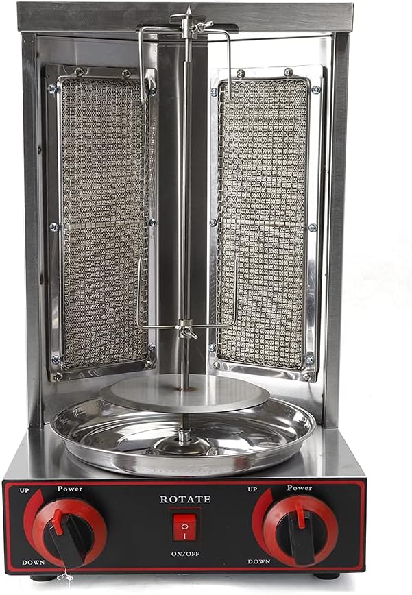 Dönergrill 3000 W Döhnerspiess Hähnchengrill Gyrosgrill Vertikalgrill Drehgrill mit Drehspieß Kebab – 2