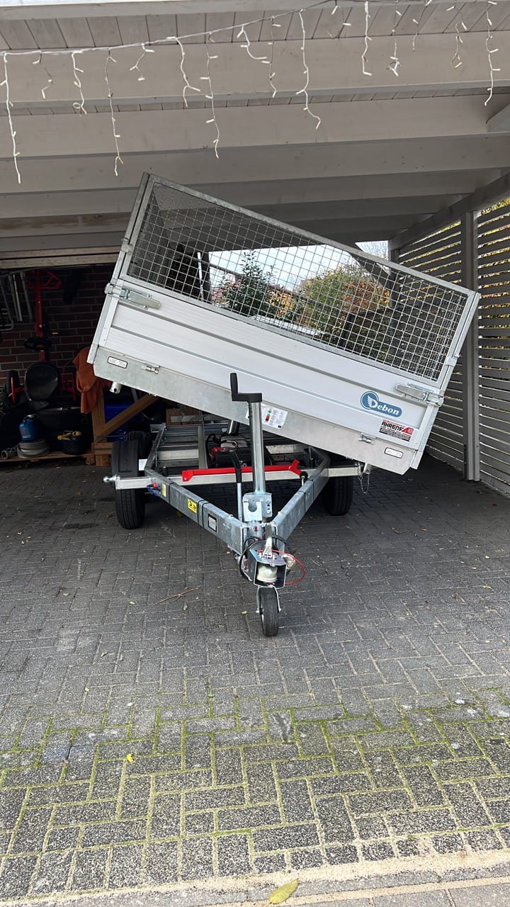 3-Seiten-Kipper mit hydraulischer Pumpe