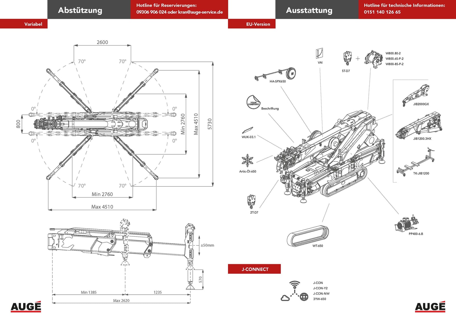 Minikran Jekko SPX650 mieten bei Augé – für schwere Lasten – Thumbnail 10
