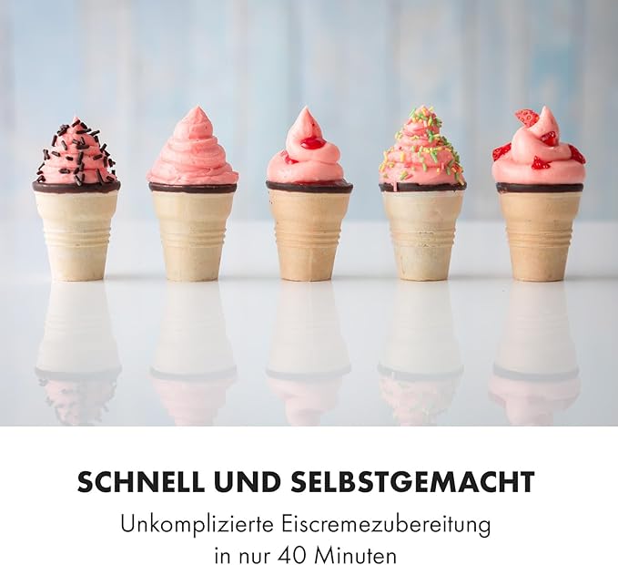 private Eismaschine Softeis Speiseeis Milcheis 900 g Softeismaschine – Thumbnail 7