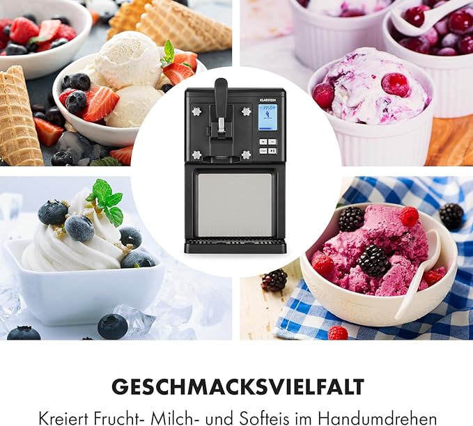 private Eismaschine Softeis Speiseeis Milcheis 900 g Softeismaschine – Thumbnail 9