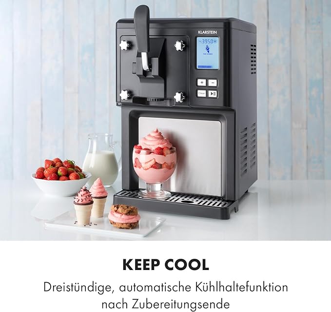 private Eismaschine Softeis Speiseeis Milcheis 900 g Softeismaschine