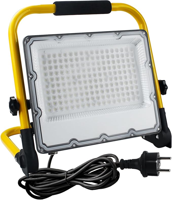 Arbeitsscheinwerfer 150 W LED Baustrahler 4 m Kabel IP66 wasserdichter Arbeitsscheinwerfer