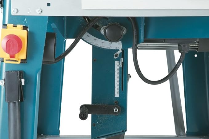 Tischkreissäge Baukreissäge 315 mm – Schwarz/Blau – 16 x 210 mm Normalstrom 230 V – 4