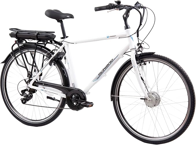 E-Moon 28 Zoll E-Bike Pedelec Elektrofahrrad Damen/Herren bis 25 km/h Reichweite ca. 100 km