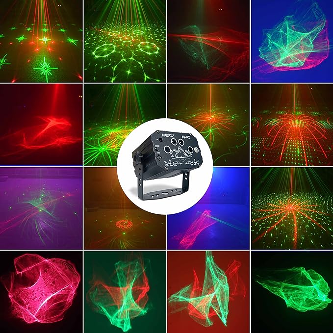 DJ Equipment Discokugel Partylicht drahtlose Fernbedienung & USB Kabel, sprachgesteuerte LED Party – 3