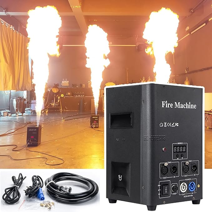 Flammenprojektor/Bühneneffekt, Jet-Flammenwerfer/Flammenstrahl 1–3 m DMX512-Steuerung/mit sicherem