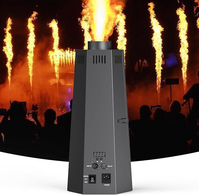 Flammenwerfer 150 W Flammenprojektor mit DMX Controller Dj Jet Flame Machine für Konzerte Shows Part