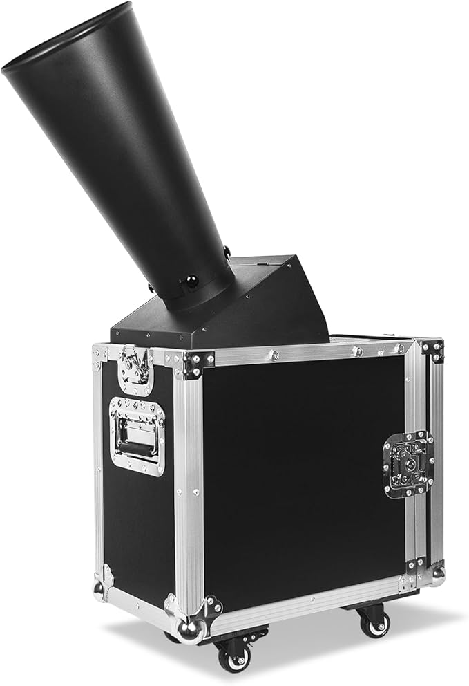 Konfetti Kanonen Maschine DMX Steuerung mit Flightcase für Party Hochzeit Bühne Disco Nachtclub