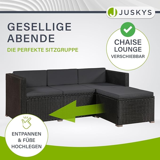 Sitzgruppe Messemöbel Polyrattan Lounge Sofa für 5 Personen Komfortecke für Ihre Kunden – 5