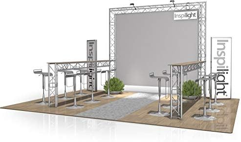 Messestand Alu 3 x 3 x 2,65 = 9 qm Traversen zielgerichtete Kundenansprache