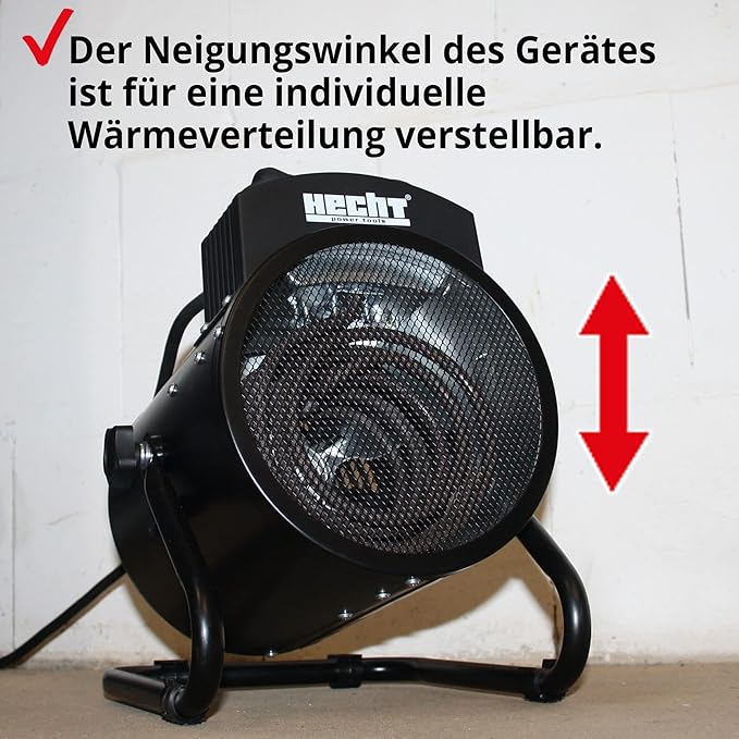 Heizlüfter mobile Elektro-Heizung mit 3000 Watt 3 Leistungsstufen Thermostat energiesparend im Verbr – 4