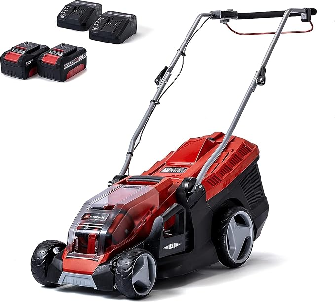 Akku-Rasenmäher Schnittbreite 36 cm Stromquelle Batteriebetrieb AKKU Auffangbehälter 40 l