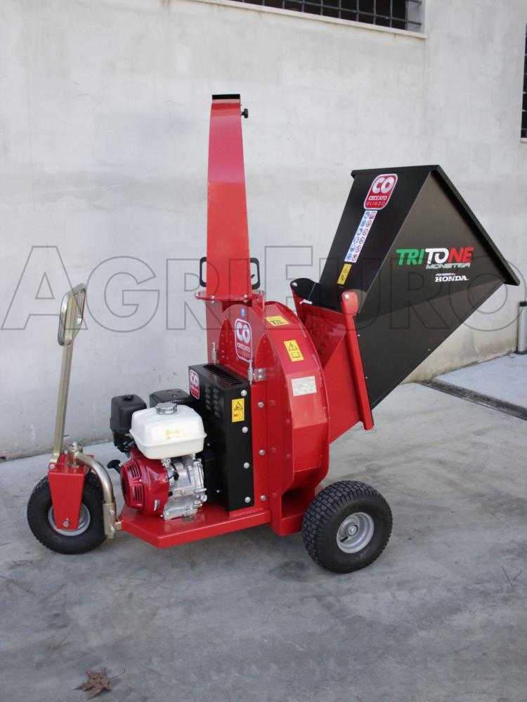 Holzhäcksler Monster Profi Benzinhäcksler Schredder 13 PS Zweigdurchmesser 100 mm Honda Motor Häcksl – 2