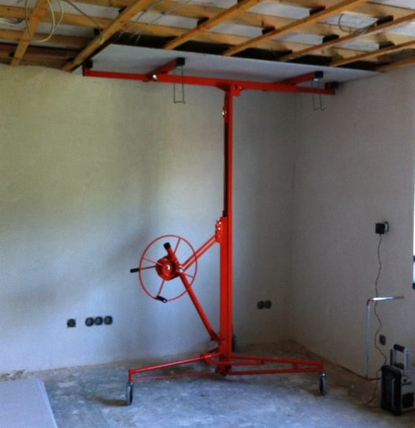 Plattenheber Montagehilfe zur Montage unter der Decke