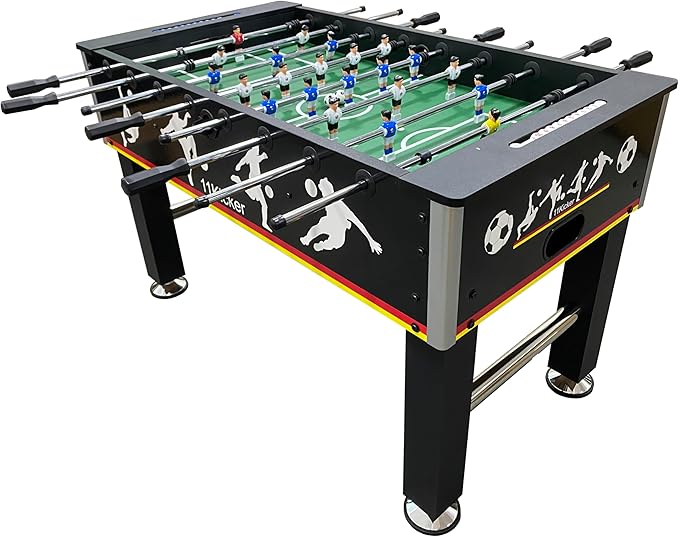 Tischkicker mieten Kickertisch Tischfußball Turnierkicker 2 – 4 Spieler inkl. 4 Bälle 140 x 73 x 87 – Thumbnail 6