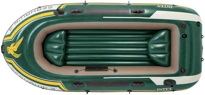 Schlauchboot Paddelboot mit Padel + Luftpumpe 295 x 137 x 43 cm Traglast 360 kg – Boot – 2