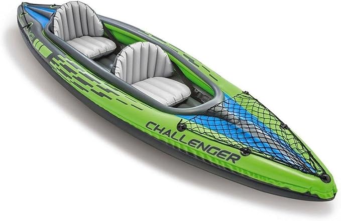2er Kajak Schlauchboot Boot aufblasbares Kajak 351 x 76 x 38 cm – 3-teilig Campingurlaub – 2