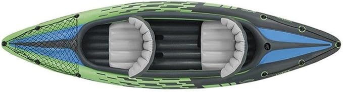 2er Kajak Schlauchboot Boot aufblasbares Kajak 351 x 76 x 38 cm – 3-teilig Campingurlaub 2er Kajak – 3