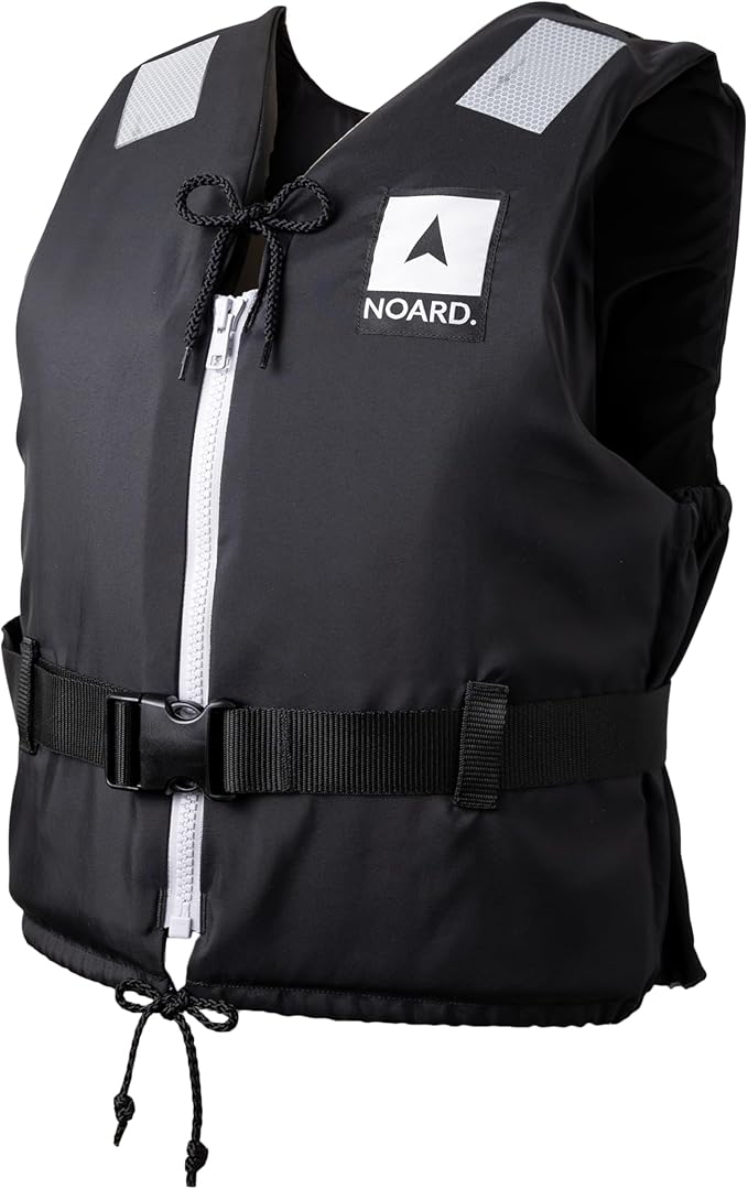 Rettungsweste Schwimmweste Erwachsene + Kinder Black Edition Rettungsweste für Personen 25 – 120 kg