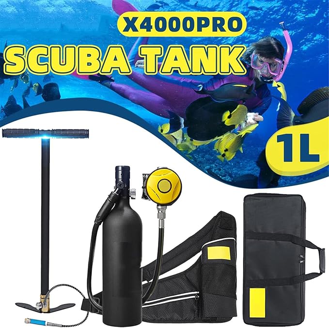 Tauchausrüstung Tauchflasche Sauerstoffflasche Tauchen Sporttauchen Mini-Tauchflasche tragbares Tauc – 2
