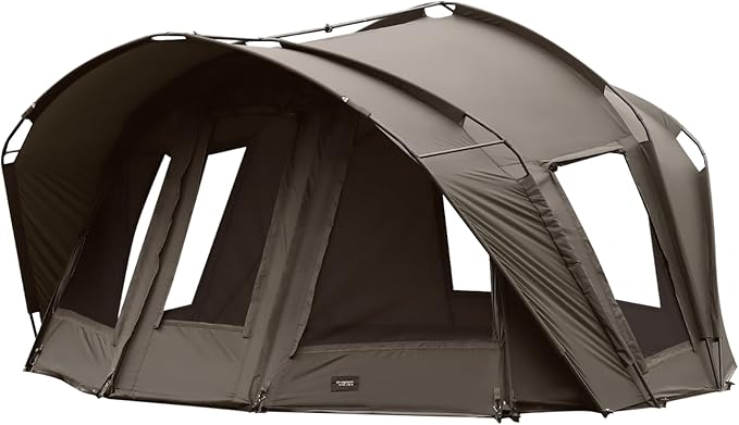 Angelzelt Urlaubszelt Campingzelt Air 4 Personen Karpfenzelt Kuppel Innenhöhe 1,9 m Zelt Angelzelt 4
