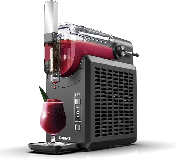 Slush Maschine 2L Slush Cocktail für Zuhause keine Eiswürfel erforderlich Selbstreinigend 5-in-1 mit