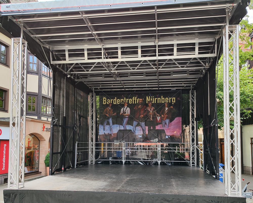 Mobile Bühne 30m² - Multistage für Stadtfest, Events, Festivals & Konzert					 – 5