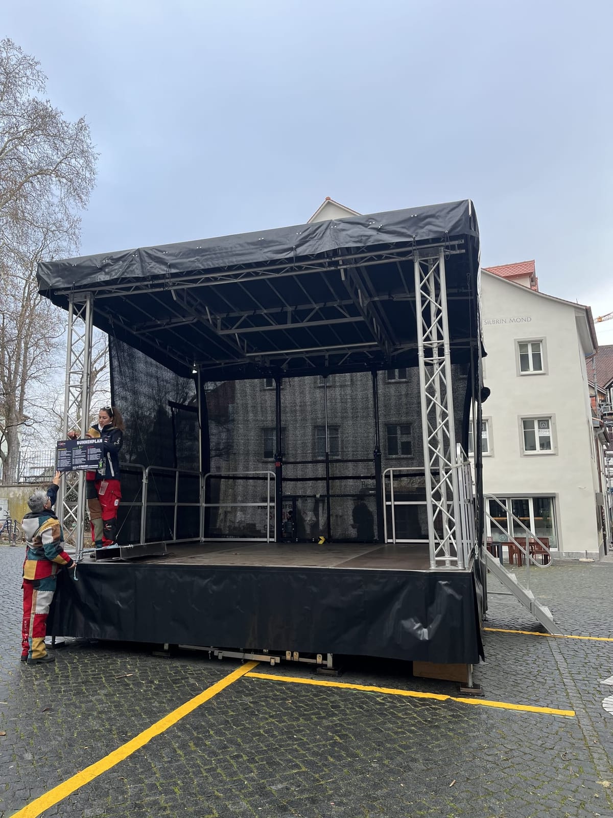 Trailerbühne / Anhängerbühne 4,40m x 3,75m, Stagemobil S – 4